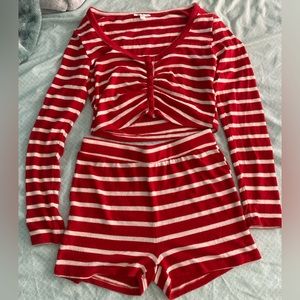 Striped Pajama Set